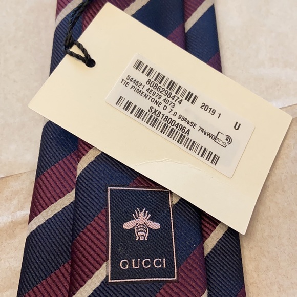 Authentic BNWT Gucci Pimentone Tie - Picture 4 of 9